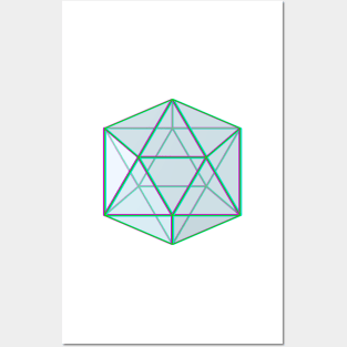 Glass Geodesic Structure Posters and Art